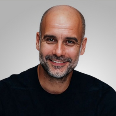 Pep Guardiola en Experiencias LLC dirigida por Ludmila Halac y Nicolás Halac